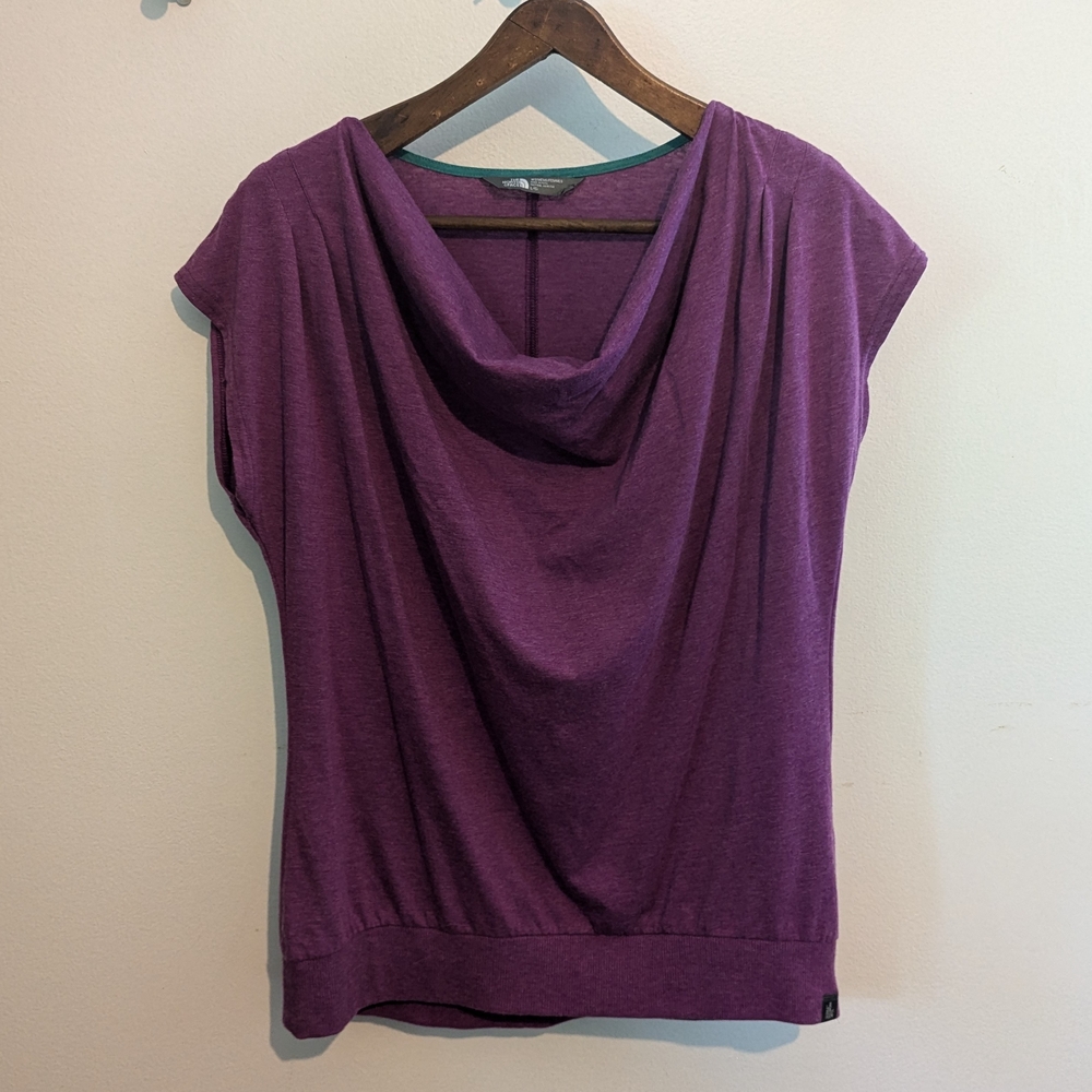 The North Face Purple and Teal Top